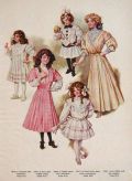 1907 Children's Fashion Color Print
