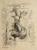 March 1888 ~ Cherub with Bellows Poem/Print