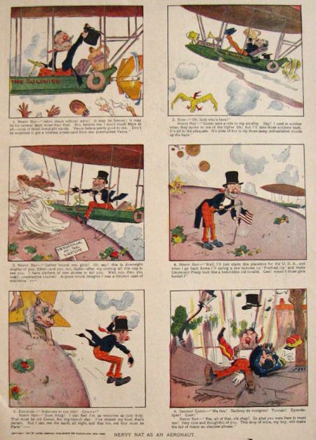 1907 Nervy Nat Comic Strip ~ James Montgomery Flagg