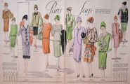 1927 Women's Deco Spread ~ Paris Fashions