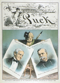 1884 Puck Magazine Color Cover Print ~ Democratic National Convention