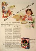 1932 Ralston Wheat Cereal Ad ~ Frances Tipton Hunter