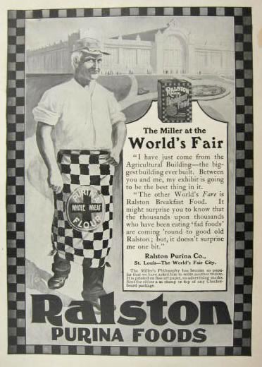 1904 Ralston Purina Ad ~ St. Louis World's Fair