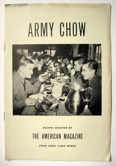 Vintage Army Camp Recipe Pamphlet