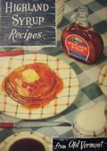 Highland Maple Syrup Vintage Recipe Booklet