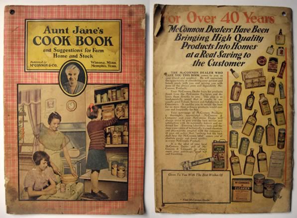 McConnon's Products ~ Aunt Janes Cook Book