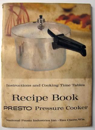 1962 Presto Pressure Cooker Recipe Booklet