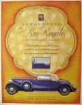 1931 Reo Royale Convertible Coupe Car Ad ~ Stunning