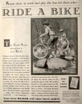 1934 Boy Scout Patrol Photo Bicycle Ad