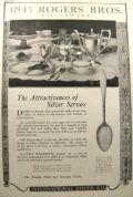 1920 Rogers Bros. Silverware Ad ~ Queen Anne Pattern