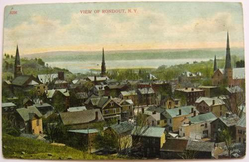 View of Rondout, NY Postcard