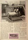 1928 Royal Typewriter Ad ~ Private Secretary