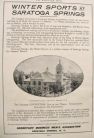 1903 Sports at Saratoga Springs Ad ~ Convention Hall Photo