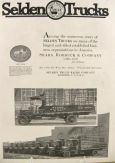 1919 Selden Truck Ad ~ Sears Roebuck Mail Truck Photo