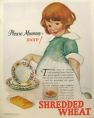 1927 Shredded Wheat Ad ~ Anne Ganes