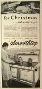 1930 Smoothtop Gas Range Photo Ad