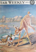 1948 Star Weekly Cover ~ Deer & Ducks