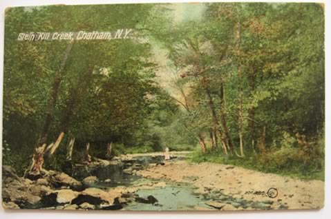 Stein Kill Creek Postcard ~ Chatham, NY