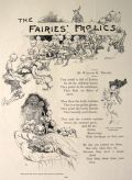 1897 George Varian ~ Fairies Frolics ~ Illustration & Verse