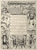 1884 The Popcorn Dance ~ Antique Print & Music