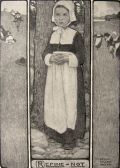 1902 Jessie Willcox Smith ~ Puritan Print with Verse