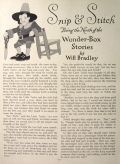 1916 Will Bradley Wonder Box Stories ~ Snip & Stitch