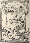 1904 St. Saturday ~ Willard Bonte Illustration with Verse