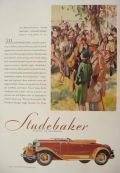 1929 Studebaker Ad ~ Polo Matches ~ Meadowbrook Long Island