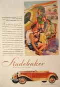1929 Studebaker Ad ~ Southampton, Long Island
