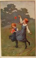 Sybil Barham Postcard ~ Children with Flowers