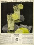 1929 Sunkist Lemons Ad ~ Refreshing Lemonade