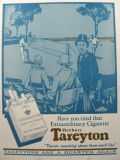 1926 Tareyton Cigarette Ad ~ Tennis Match