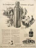 1925 Vintage Thermos Ad ~ A Matter of Luck