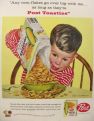 1958 Post Toasties Ad ~ Adorable Dick Sargent Art