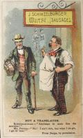 Ariosa Coffee Trade Card ~ Cartoon from Judge Magazine