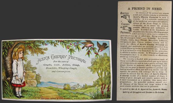 Ayer's Cherry Pectoral Trade Card