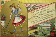 Hunter's Invisible Bandoline Cosmetic Powder Trade Card