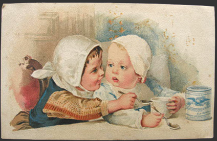 Borden's Condensed Milk Trade Card