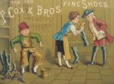 Cox Fine Shoes Trade Card ~ Hildebrand's Shoes