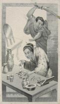 Equitable Safe Deposit Co. Trade Card ~ Japanese Man Catches Burglar