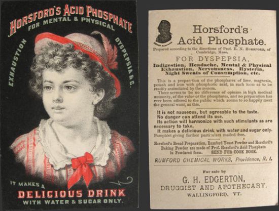 Horsford's Acid Phosphate Trade Card