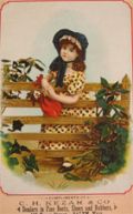 Kezar Shoes Trade Card ~ Salem, MA