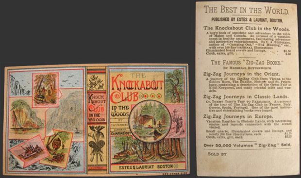 Estes & Lauriat Trade Card ~ Knockabout Club