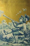 Lavine Soap Trade Card ~ Hunter Shoots Geese