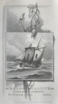 Magneso Calcite Fire Proof Company Trade Card/Business Card
