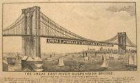 Lydia Pinkham's Vegetable Compound Trade Card ~ Brooklyn Bridge