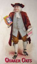 Quaker Oats Trade Card ~ Quaker Oats Man