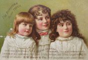Rubifoam for Teeth Trade Card ~ Three Children