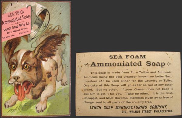 Sea Foam Soap Trade Card ~ Frenzied Dog