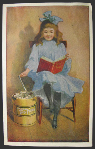 American Twin Ice Cream Freezer Trade Card